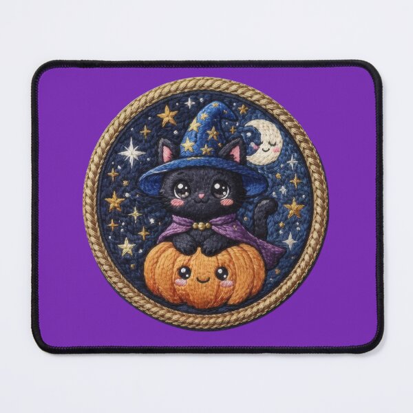 Item preview, Cute Witch Cat Art designed and sold by Azurart2.