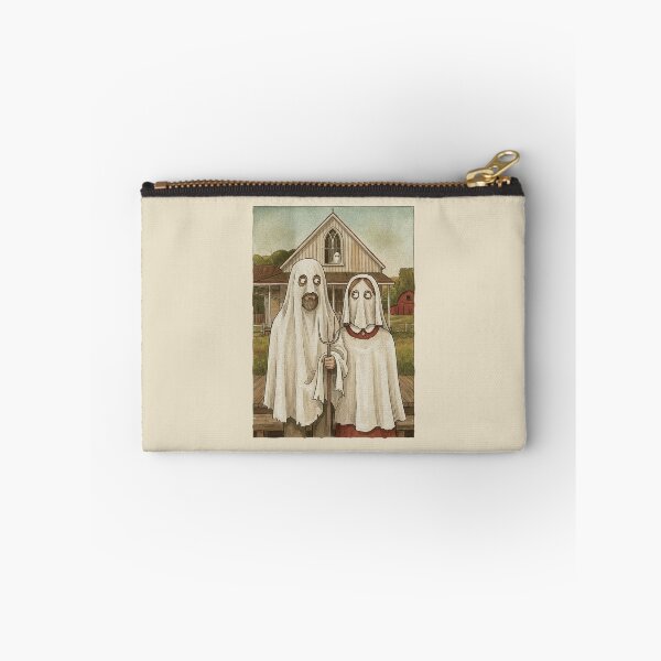 Item preview, American Gothic - Twisted Couple Halloween Parody. Vintage. designed and sold by EunsooLee.