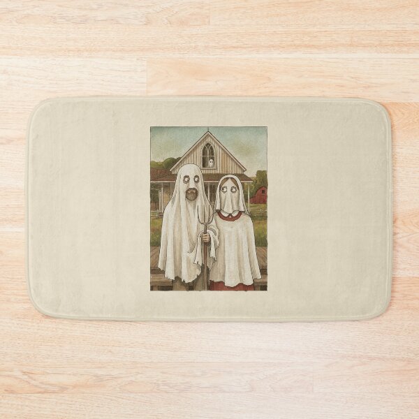 Item preview, American Gothic - Twisted Couple Halloween Parody. Vintage. designed and sold by EunsooLee.