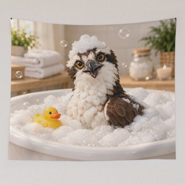 Item preview, Western Osprey Bathtub Bubble Soak designed and sold by Sillytoe.