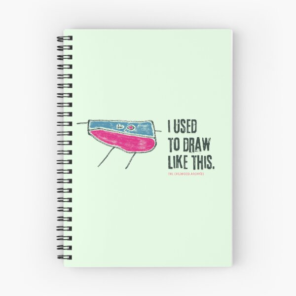 Item preview, I Used to Draw Like This - "Mum" (blue/magenta) designed and sold by The Childhood Archives.