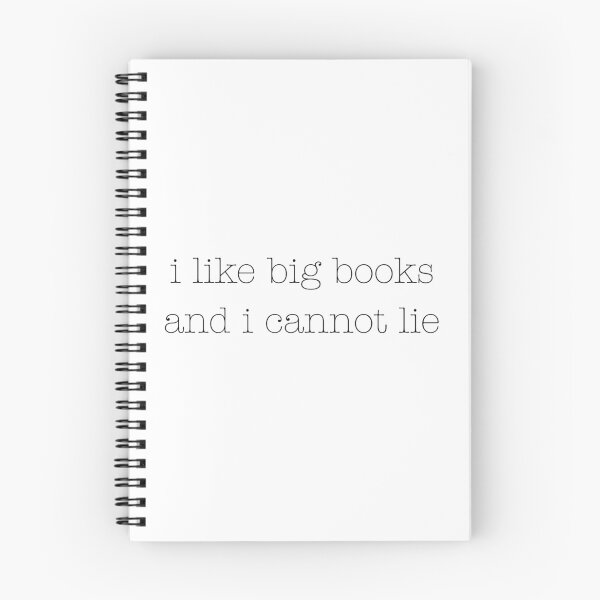Item preview, I Like Big Books and I Cannot Lie – Funny Book Lover Quote designed and sold by AandBCollective.