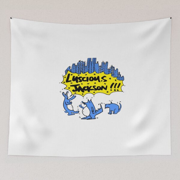 Item preview, Blue Town Building And Rabbit designed and sold by HSMGallery.