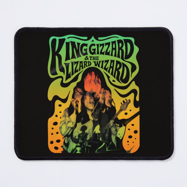 Item preview, King Gizzard Psychedelic Wavy Font Live Performance Art designed and sold by HEEIKA-ART.