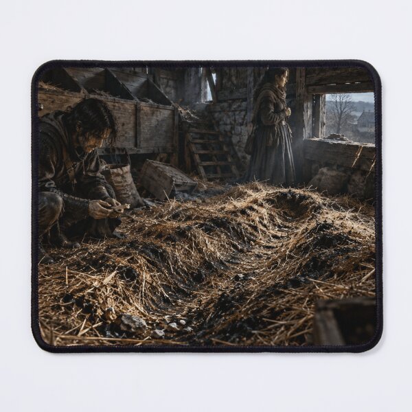Item preview, Abandoned Barn Investigation – Folk Horror Dark Fantasy Gothic Rural Art designed and sold by Element Horizon Studio.