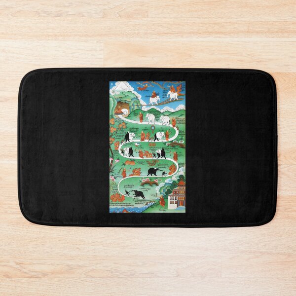 Item preview, Taming-The-Elephant-Mind-Buddhist-Path-Of-Samatha-Tibetan-Painting designed and sold by geenadside.