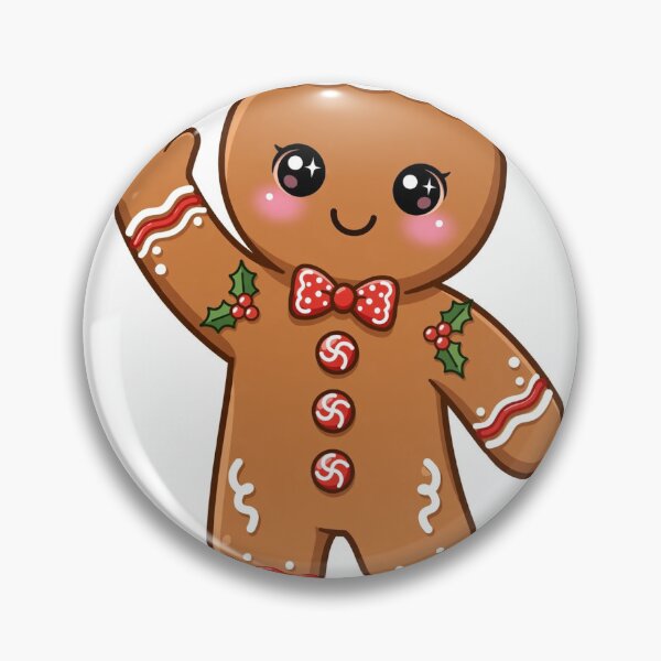 Artikelvorschau, Cute Gingerbread Man Christmas Cookie entworfen und verkauft von The Oddball Supply Co..