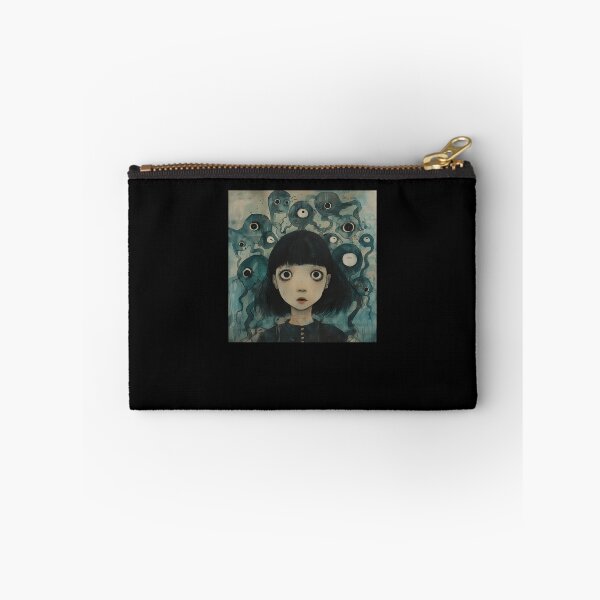 Item preview, Tangled-Thoughts--Psychedelic-Manga-Anime-Girl designed and sold by lymecaba.