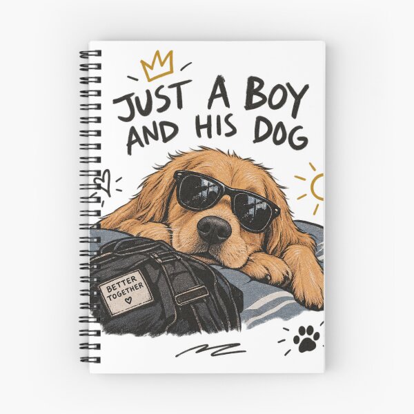 Item preview, Just A Boy And His Dog - Cool Sunglasses Golden Retriever Streetwear designed and sold by GenZFashion000.