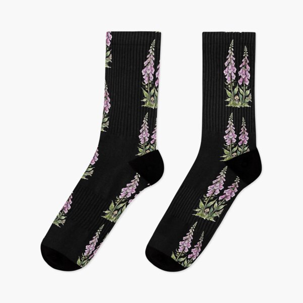 Item preview, Vintage Foxglove Wildflower Cottagecore Botanical Illustration designed and sold by bvdesignart.