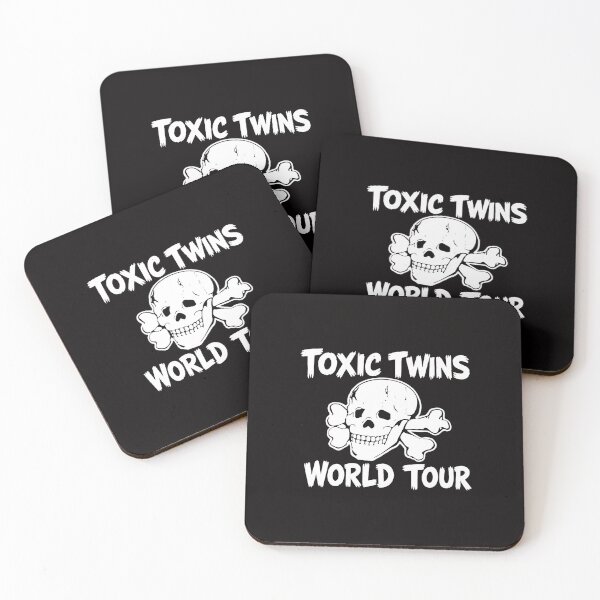 Item preview, Toxic Twins World Tour Skull  designed and sold by HEEIKA-ART.