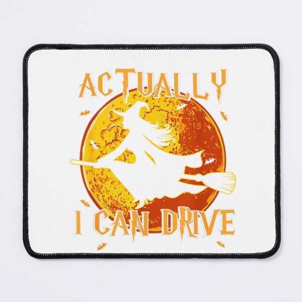 Item preview, Why Yes Actually I Can Drive a Stick Halloween Funny Witch T-Shirt designed and sold by MixyMugs.
