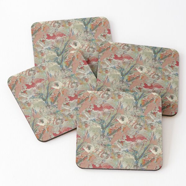 Item preview, Abstract Spring Floral Garden in Peach designed and sold by Artistestella.