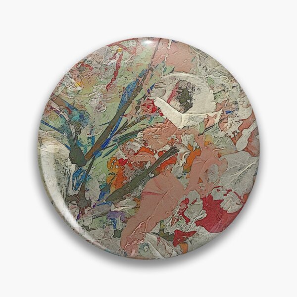 Item preview, Abstract Spring Floral Garden in Peach designed and sold by Artistestella.
