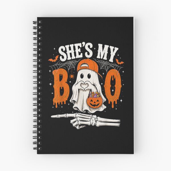 Item preview, She's My Boo Cute Ghost Halloween Matching Couple  designed and sold by Daisy Grimes.
