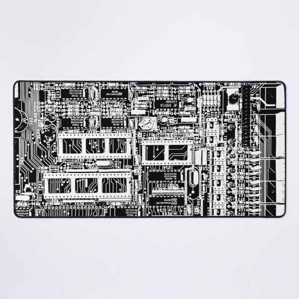 Item preview, Circuit Board in Stark Black & White designed and sold by ubiquitoid.
