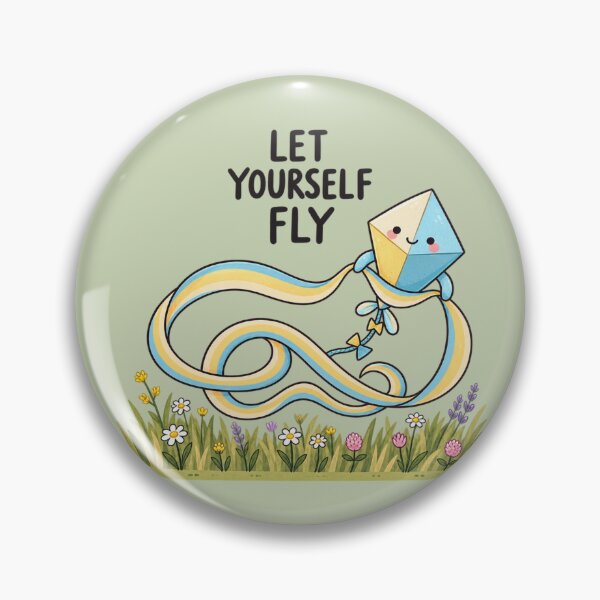 Item preview, Let Yourself Fly | Kawaii Paper Airplane Inspirational Quote designed and sold by MrDev.