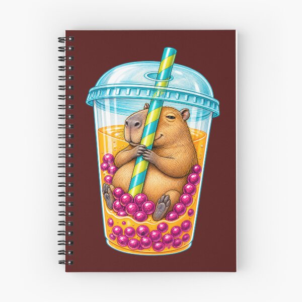 Item preview, Capybara Bubble Tea designed and sold by prettykaler.