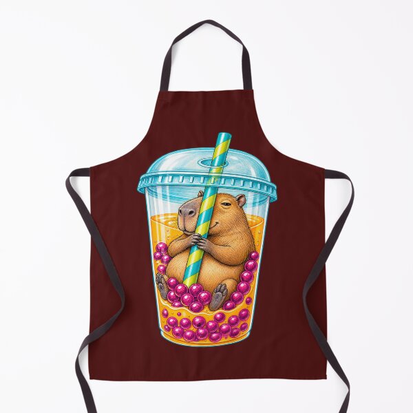 Item preview, Capybara Bubble Tea designed and sold by prettykaler.