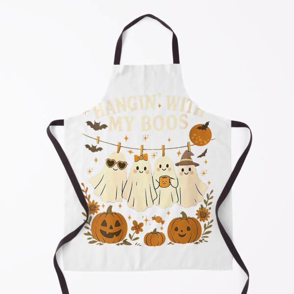 Item preview, Women's Hanging with My Boos Funny Cute Ghost Halloween V-Neck T-Shirt designed and sold by HugsPlusCoffee.