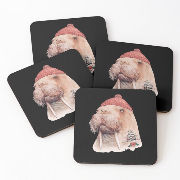 Item preview, Tattooed-Walrus-(Red) designed and sold by lesaneka.