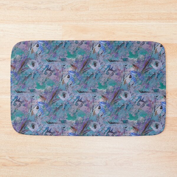 Item preview, Abstract Spring Floral Garden in Blue designed and sold by Artistestella.
