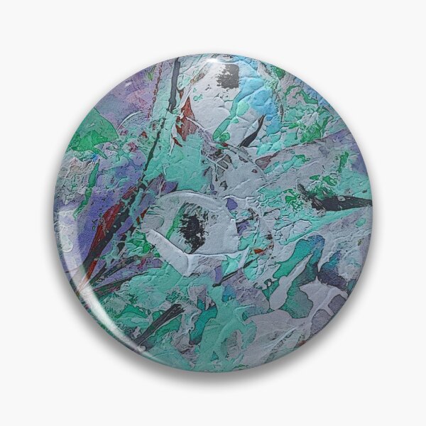 Item preview, Abstract Spring Floral Garden in Teal designed and sold by Artistestella.