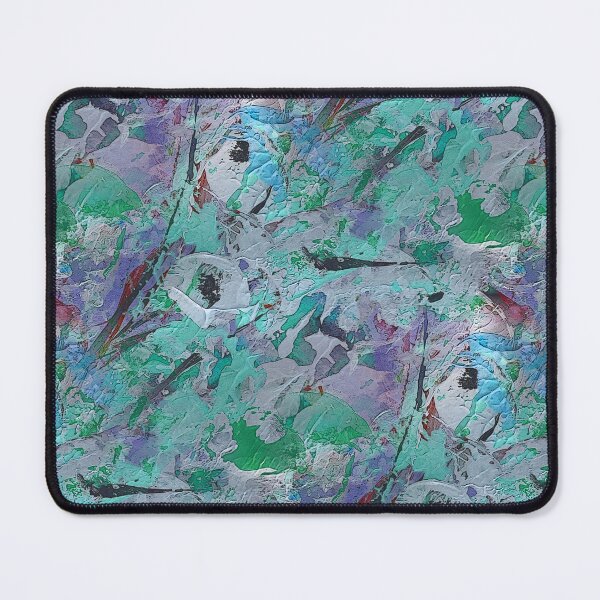 Item preview, Abstract Spring Floral Garden in Teal designed and sold by Artistestella.