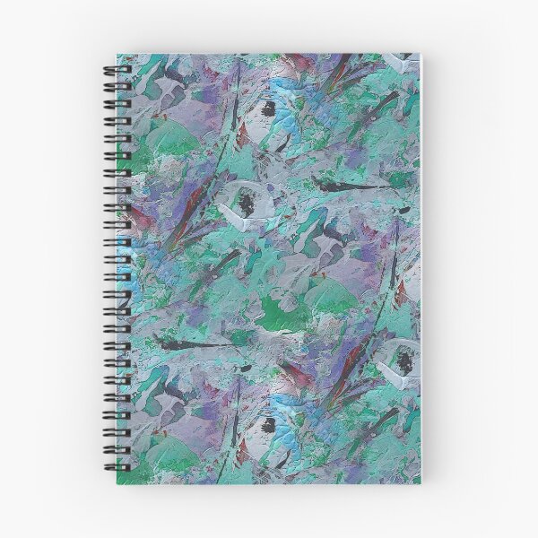 Item preview, Abstract Spring Floral Garden in Teal designed and sold by Artistestella.