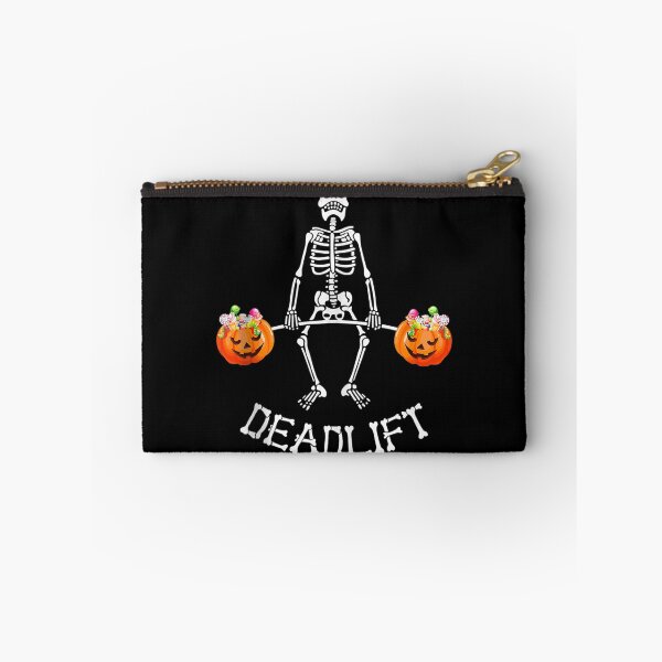 Item preview, Skeleton Dead Lift Candy Buckets Gym Workout Halloween  designed and sold by Daisy Grimes.