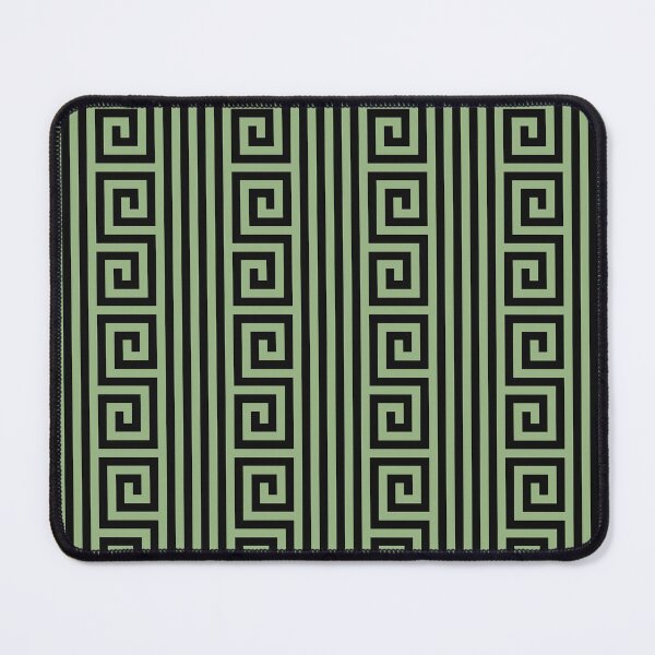 Item preview, Greek Key Dark Olive Green designed and sold by c c i t y p i c t u r e s.