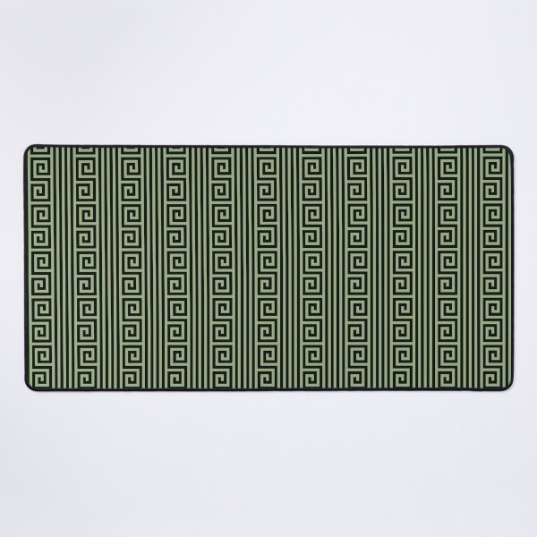 Item preview, Greek Key Dark Olive Green designed and sold by c c i t y p i c t u r e s.