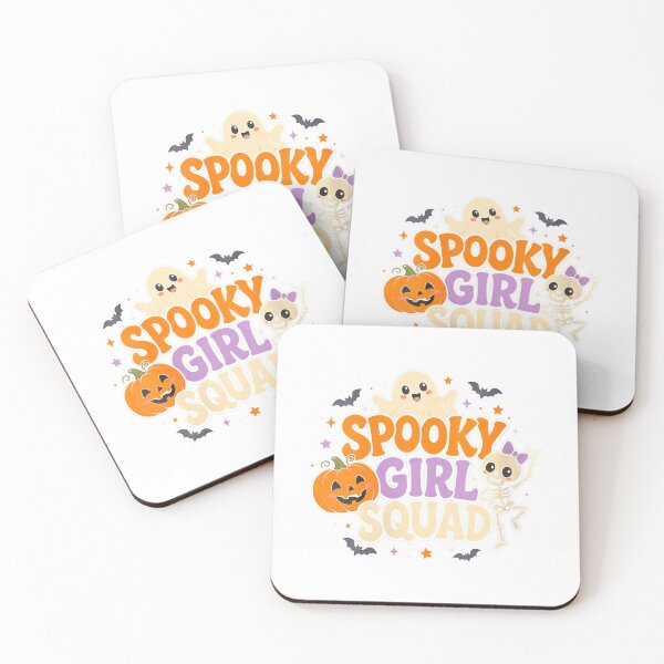 Item preview, Women's Spooky Girl Squad Shirt Halloween Ghost Pumpkin V-Neck T-Shirt designed and sold by MaLhari-Market.