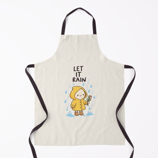Item preview, Let It Rain | Kawaii Rainy Day Cute Girl with Flower designed and sold by MrDev.