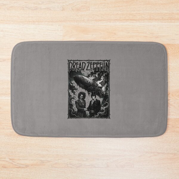 Item preview, Dread Zeppelin Airship Handshake Retro Graphic-32 designed and sold by Priscillashops.