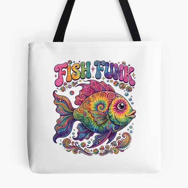 Item preview, Fish Funk Graffiti Streetwear Fishing Shirt designed and sold by DripyDesigns.