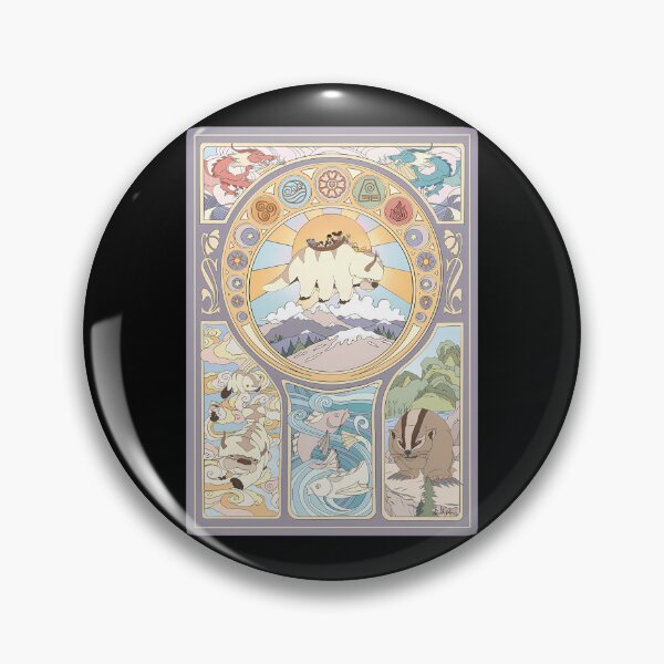 Item preview, Team-Avatar-And-Original-Benders-Art-Nouveau designed and sold by lesaneka.