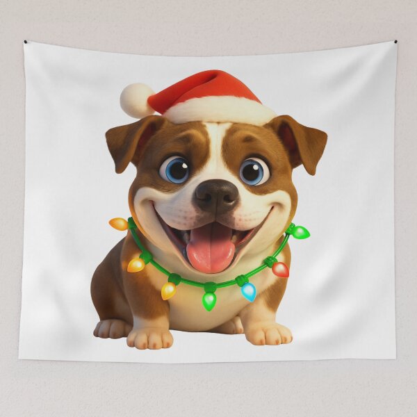 Item preview, Pitsky Dog Christmas Sparkle designed and sold by Sillytoe.