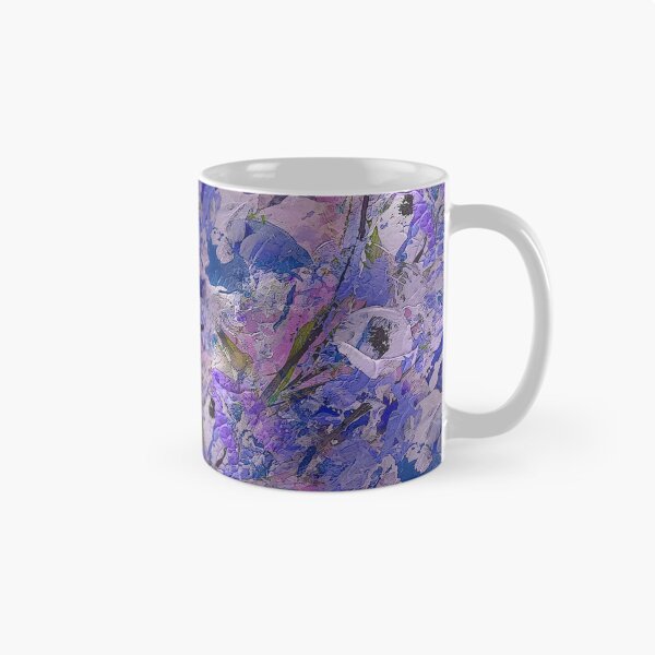Item preview, Abstract Spring Floral Garden in Purple designed and sold by Artistestella.
