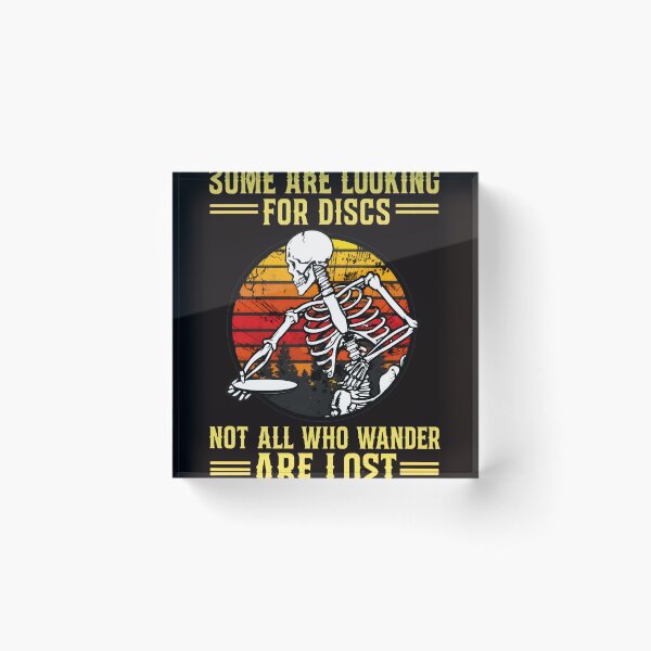 Item preview, Skeleton Disc Golf Quote Sunset  designed and sold by Rockx5.