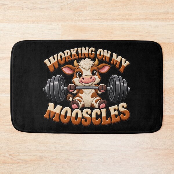 Artikelvorschau, Ich arbeite an meinem Mooscles Moo Muscles Workout-Design entworfen und verkauft von ArtDesignTp.