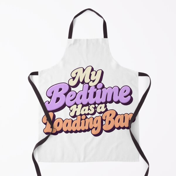 Item preview, Bedtime Has a Loading Bar Sleepy Retro Saying designed and sold by Bikivuno.
