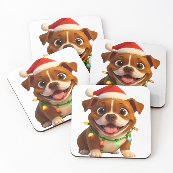 Item preview, Pocket Pitbull Dog Christmas Cheer designed and sold by Sillytoe.