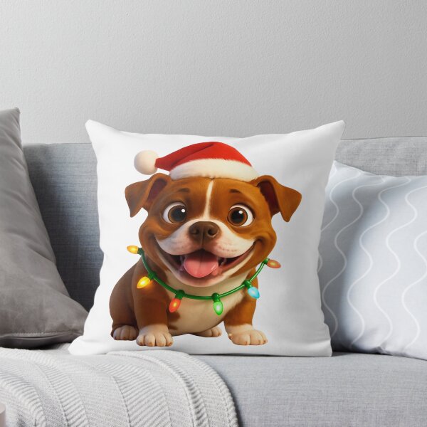 Item preview, Pocket Pitbull Dog Christmas Cheer designed and sold by Sillytoe.