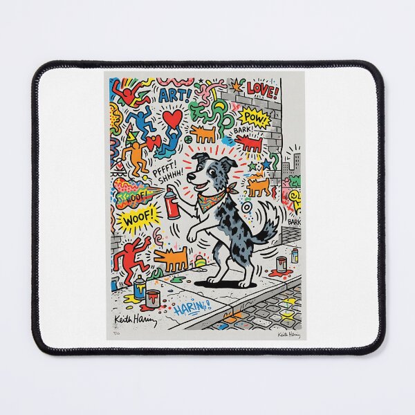 Item preview, Border Collie Graffiti Artist designed and sold by PictoVibe.