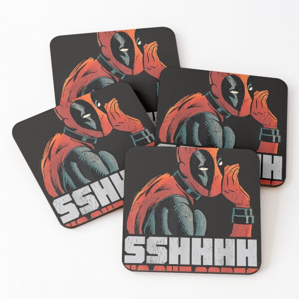 Item preview, Marvel Deadpool Sshhhh No One Cares Whisper designed and sold by SHANNONCIERI.