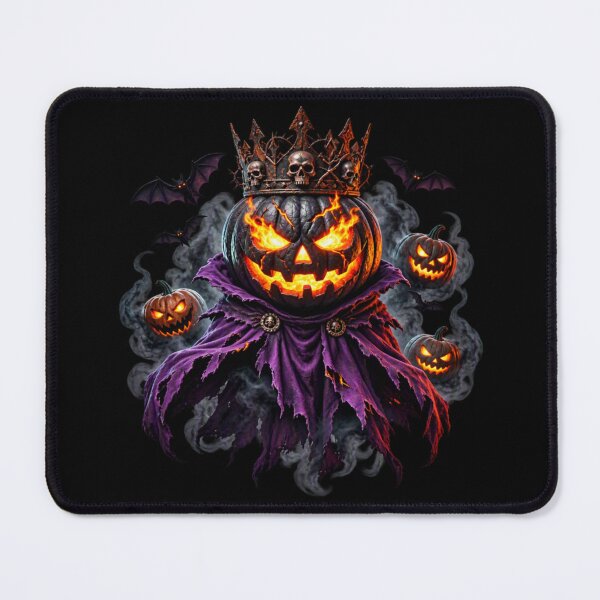 Item preview, Haunted Pumpkin King – Dark Halloween Horror designed and sold by aliyehc.