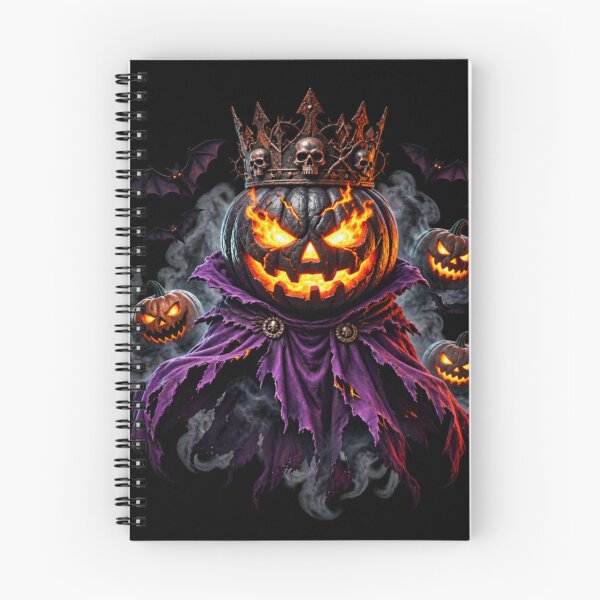 Item preview, Haunted Pumpkin King – Dark Halloween Horror designed and sold by aliyehc.