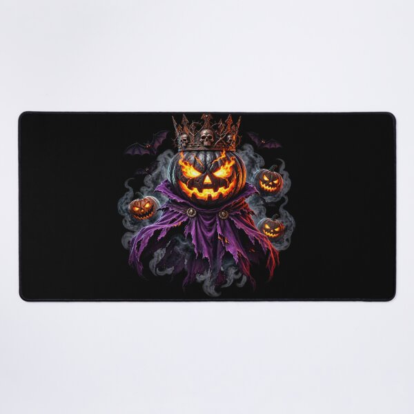 Item preview, Haunted Pumpkin King – Dark Halloween Horror designed and sold by aliyehc.