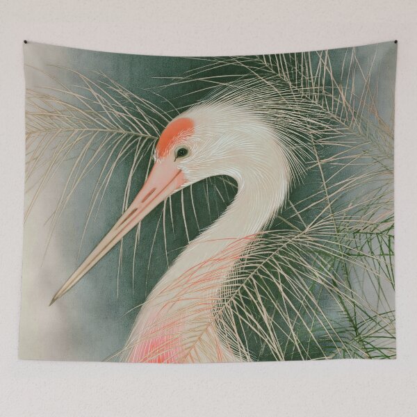 Item preview, Fern and Crane Abstract Sandhill Bird designed and sold by scicilysimonee.